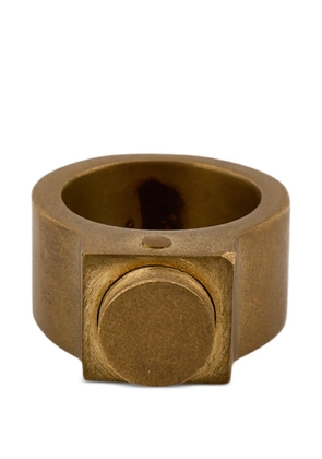 Parts of Four Sahara square gold ring