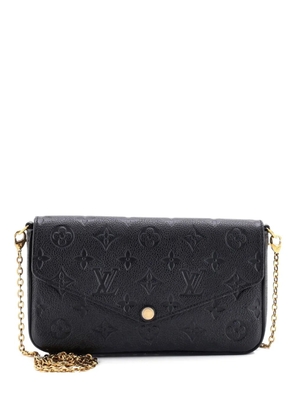 Louis Vuitton Pre-Owned Felicie Pochette Monogram Empreinte Leather crossbody bag - Black