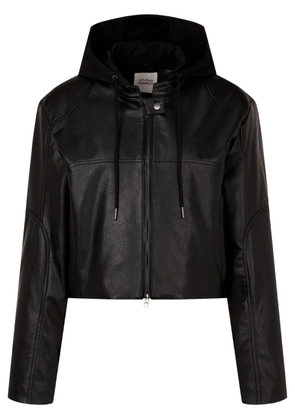 TOMBOY artificial leather jacket - Black