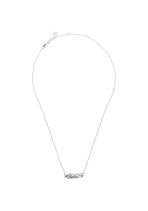 Stolen Girlfriends Club scripted-pin necklace - Silver