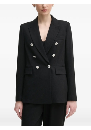 Marc Aurel button double-breasted blazer - Black