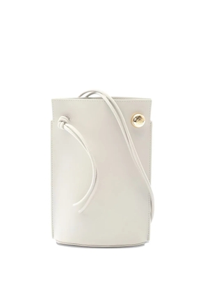 Loewe Pre-Owned 2020s Pebble Dice pocket leather shoulder bag - Grey