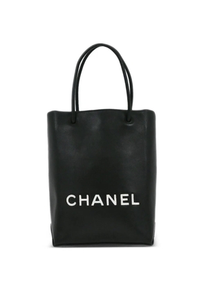 CHANEL Pre-Owned 2008 Essential logo tote bag - Black