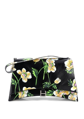 Balenciaga Pre-Owned Crush Sling Printed Leather Large shoulder bag - Black