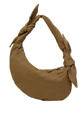 Stine Goya knotted beaded tote bag - Brown