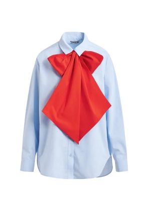 Essentiel Antwerp bow-detail shirt - Blue