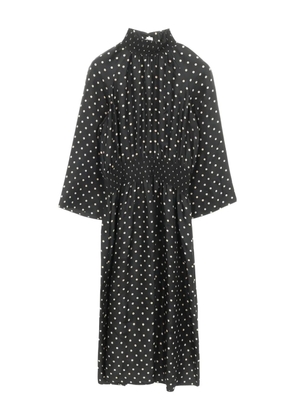 Hermès Pre-Owned 2010s polka-dot dress - Black