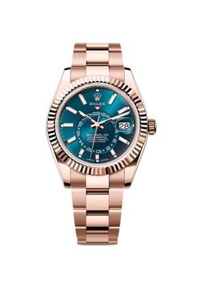 Rolex 2023 Sky-Dweller fluted 42mm watch - Blue