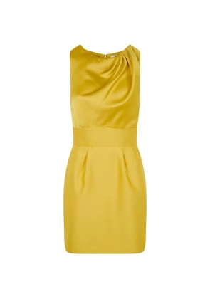 Elisabetta Franchi draped mini dress - Yellow