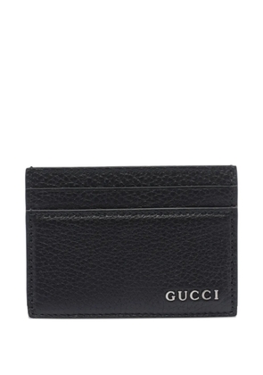 Gucci logo-stamp cardholder - Black