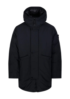 Stone Island hooded padded coat - Black