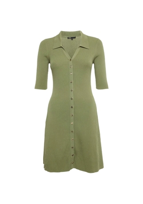 Maje button mini dress - Green