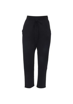 Nili Lotan straight-leg drawstring trousers - Black