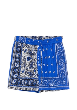 P.A.R.O.S.H. paisley print shorts - Blue
