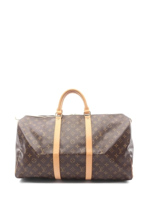 Louis Vuitton Pre-Owned 2004 Keepall 50 monogram holdall bag - Brown