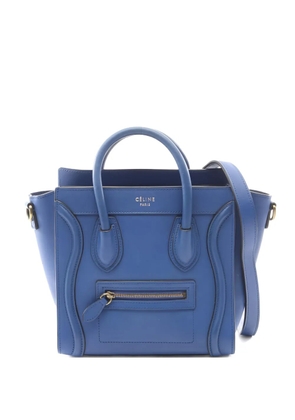 Celine Pre-Owned 2000s Nano luggage shopper leather tote bag - Blue