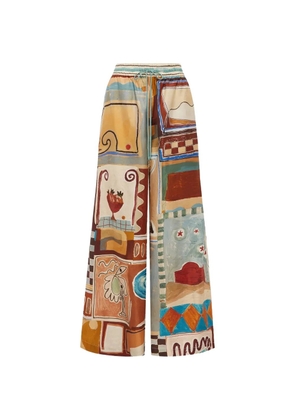 ALEMAIS Michelle palazzo pants - Neutrals