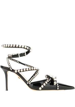 MACH & MACH 90mm stud-embellished pumps - Black