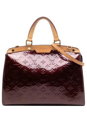 Louis Vuitton Pre-Owned 2012 Monogram Vernis Brea GM satchel - Red