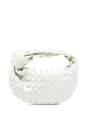 Bottega Veneta Pre-Owned 2012-2025 Mini Nappa Intrecciato Jodie hobo bag - White