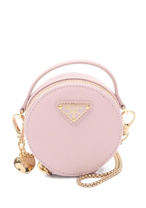 Prada Pre-Owned 2020s saffiano mini pouch bag - Pink