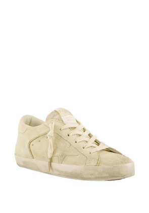 Golden Goose glitter-piping suede sneakers - Neutrals