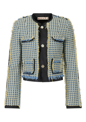 Marni tweed jacket - Blue