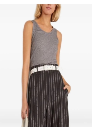 LouLou de Saison ribbed scoop-neck tank top - Grey