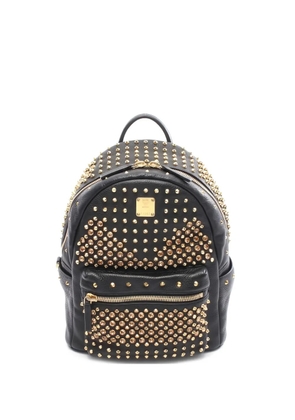 MCM Pre-Owned studded top-handle backpack - Black
