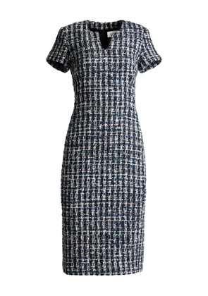 St. John tweed midi dress - Blue