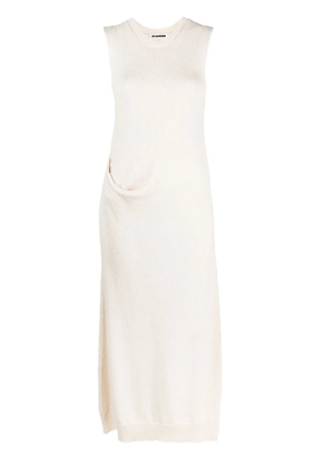 Jil Sander fine-knit maxi dress - Neutrals