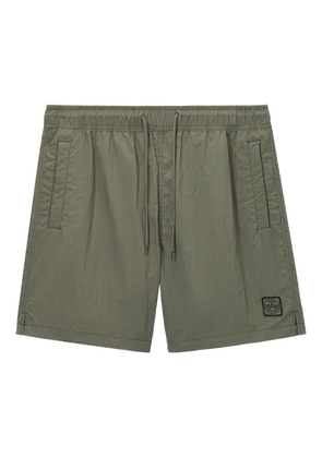 Alpha Industries logo-patch shorts - Green