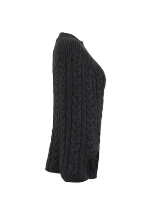 Louis Vuitton Pre-Owned 2020 wool poncho - Grey