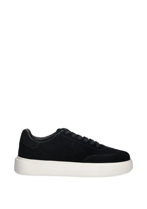 GUESS USA suede lace-up sneakers - Black