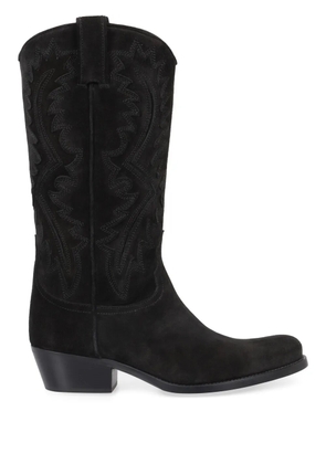 Sartore 45mm leather boots - Black