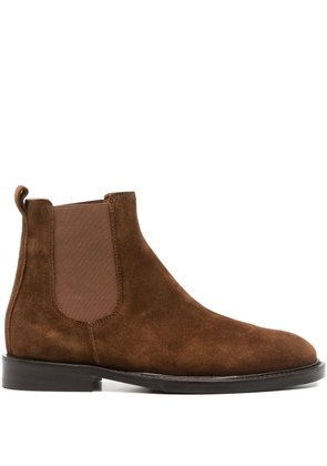Anna F. suede Chelsea boots - Brown