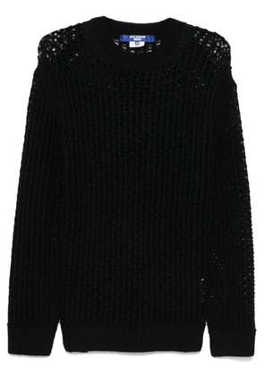 Junya Watanabe MAN open-knit sweater - Black