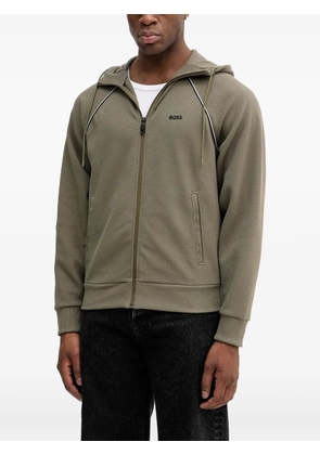 BOSS zip-up hoodie - Green