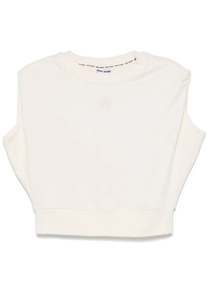 DKNY sleeveless sweatshirt - Neutrals