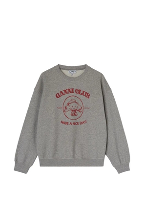 GANNI Club sweatshirt - Grey
