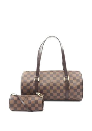 Louis Vuitton Pre-Owned 2004 30 Papillon Damier barrel tote bag - Brown