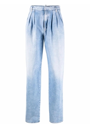 DSQUARED2 high-waisted boxy jeans - Blue