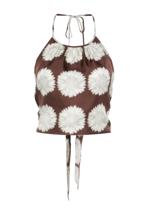 Asceno Bello crop top - Brown