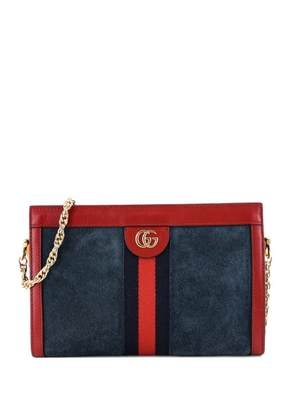 Gucci Pre-Owned Ophidia Chain Suede Small shoulder bag - Blue