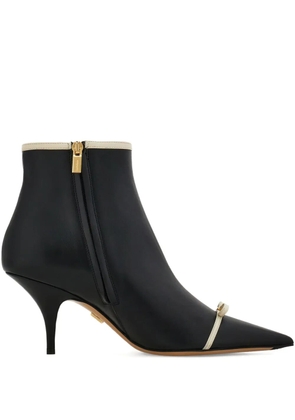 Ferragamo 70mm pointed-toe bow-detail ankle boots - Black