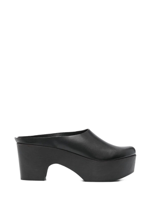 Daniela Gregis leather mules - Black