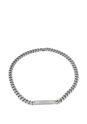 MM6 Maison Margiela logo-detail chain necklace - Silver