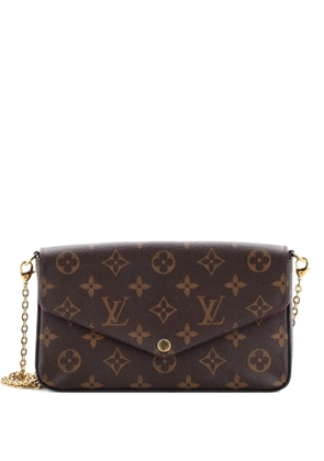 Louis Vuitton Pre-Owned Felicie Pochette Monogram Canvas crossbody bag - Brown