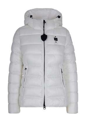 Blauer hooded padded coat - White