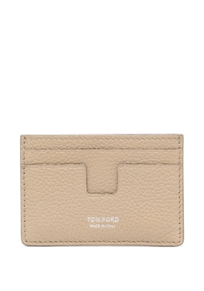 TOM FORD leather card holder - Neutrals